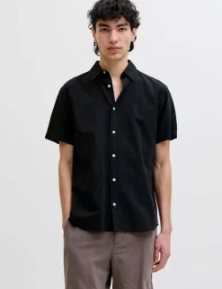Regular Fit Cotton Rich Short Sleeve Shirt