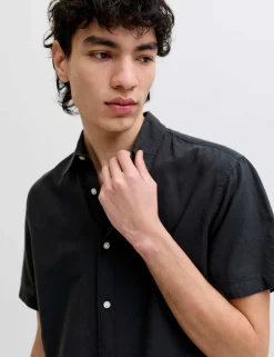 Regular Fit Cotton Rich Short Sleeve Shirt