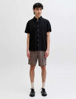 Regular Fit Cotton Rich Short Sleeve Shirt