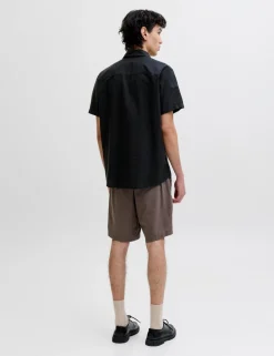 Regular Fit Cotton Rich Short Sleeve Shirt