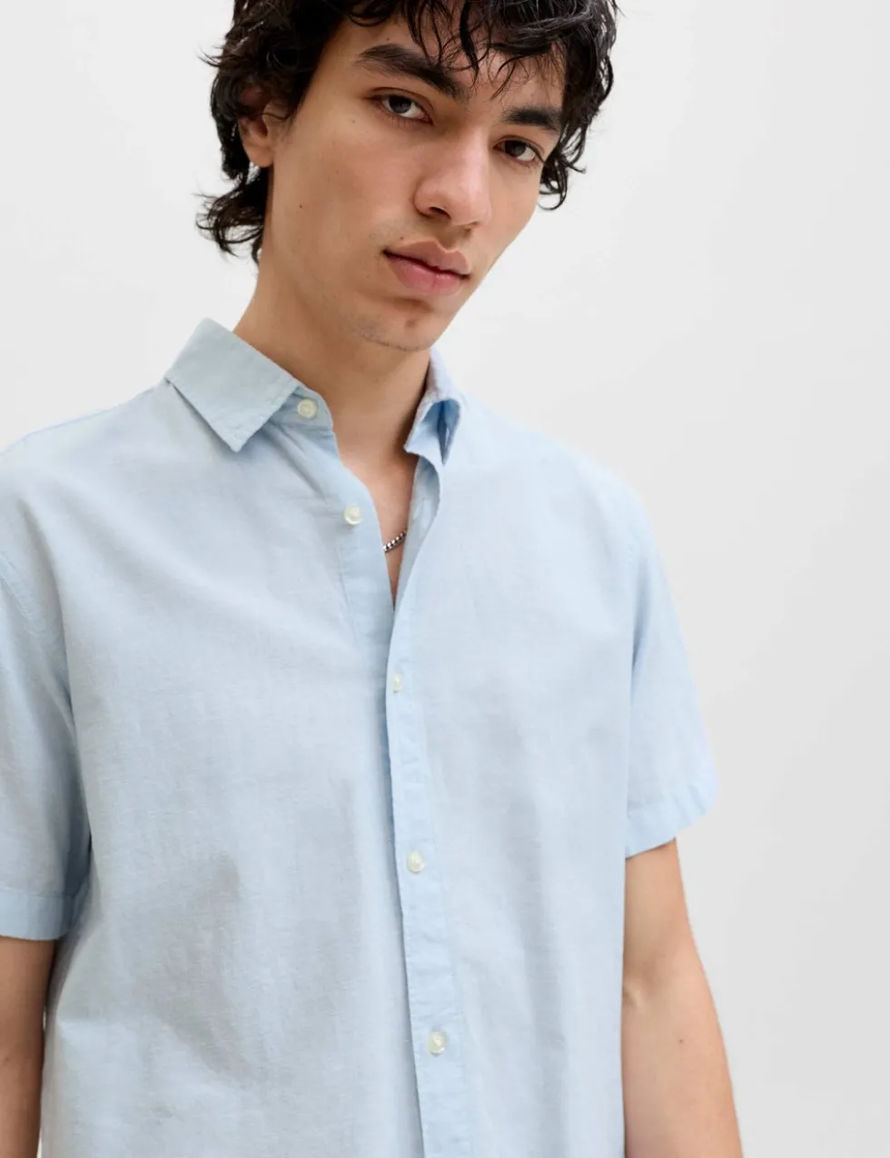 Regular Fit Cotton Rich Short Sleeve Shirt