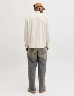 Regular Fit Cotton Rich Seersucker Checked Shirt
