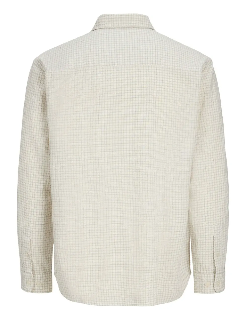 Regular Fit Cotton Rich Seersucker Checked Shirt