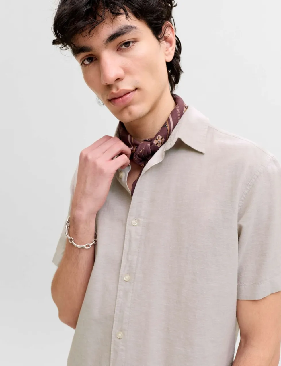 Regular Fit Cotton Rich Short Sleeve Shirt