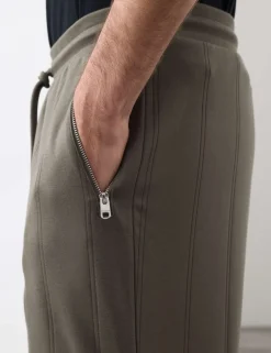 Regular Fit Cotton Rich Textured Shorts