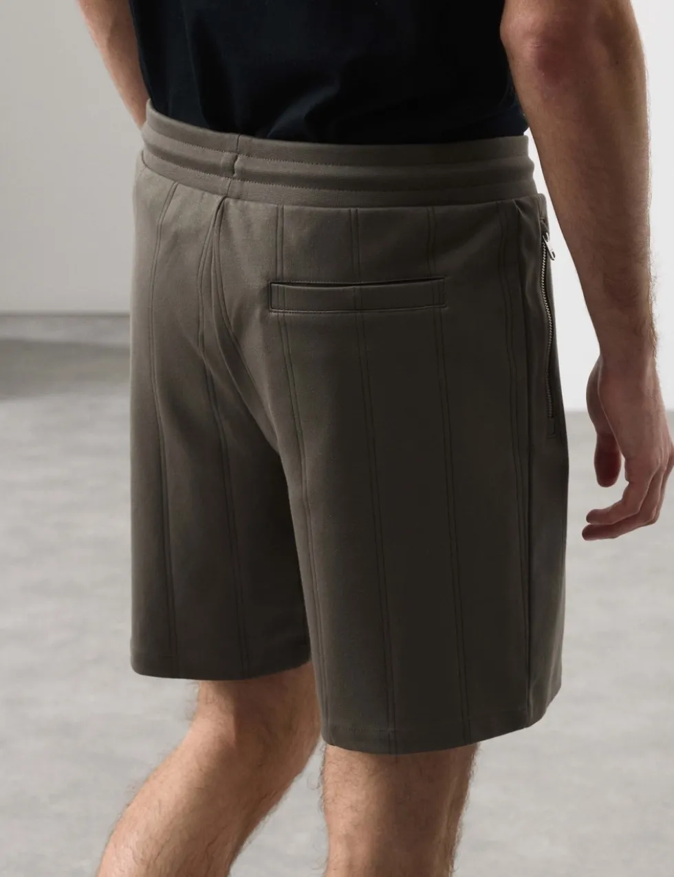 Regular Fit Cotton Rich Textured Shorts