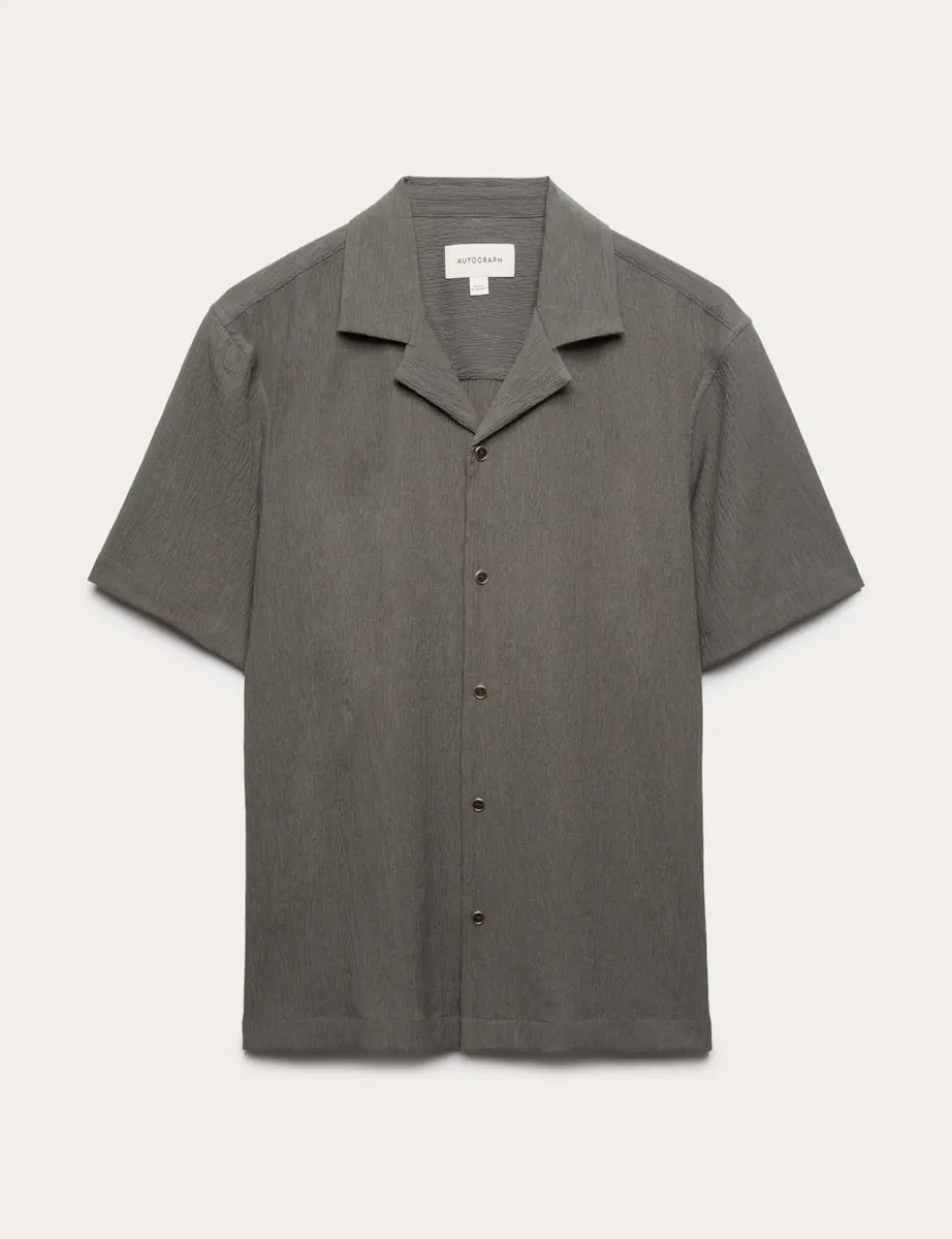 Regular Fit Crinkle Seersucker Shirt