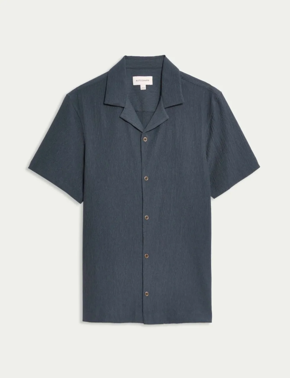 Regular Fit Crinkle Seersucker Shirt