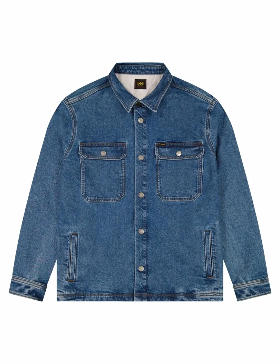Regular Fit Denim Overshirt