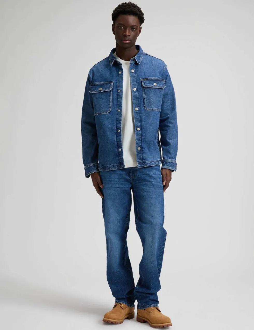Regular Fit Denim Overshirt