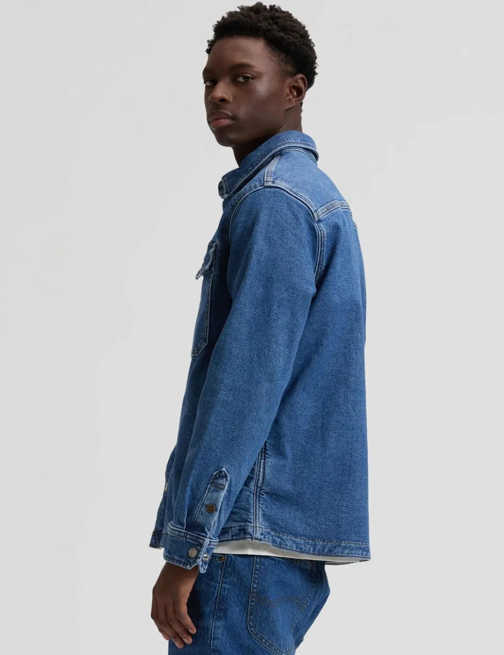 Regular Fit Denim Overshirt
