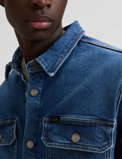 Regular Fit Denim Overshirt