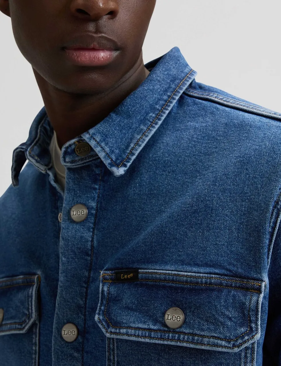 Regular Fit Denim Overshirt