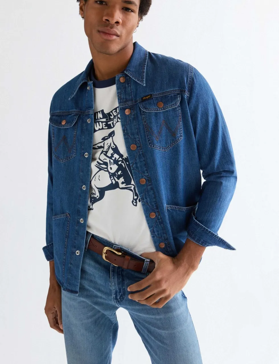 Regular Fit Denim Shirt