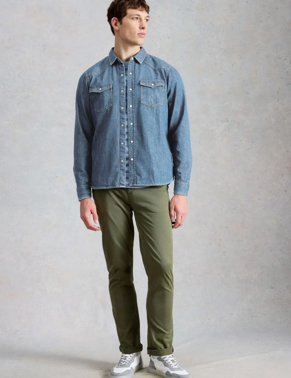 Regular Fit Denim Shirt