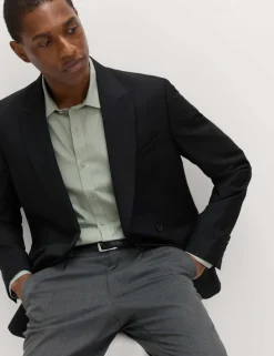Regular Fit Easy Iron Cotton Blend Shirt
