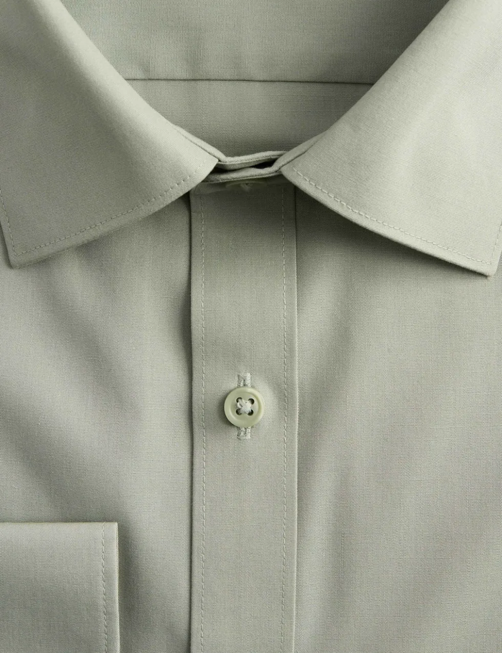 Regular Fit Easy Iron Cotton Blend Shirt