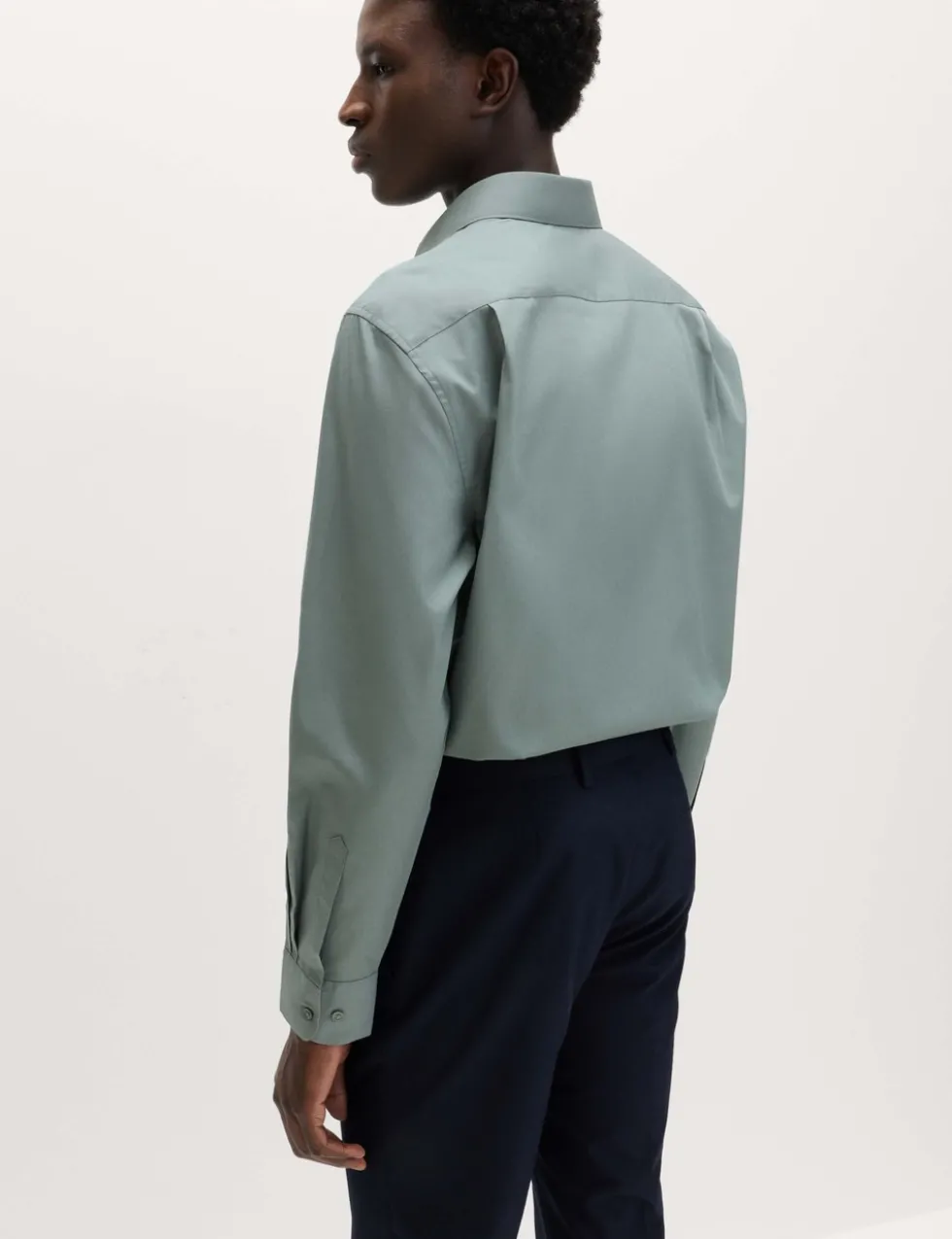 Regular Fit Easy Iron Cotton Blend Shirt