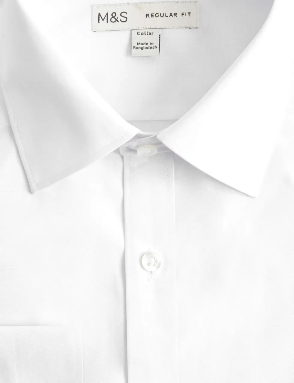 Regular Fit Easy Iron Cotton Blend Shirt