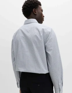 Regular Fit Easy Iron Cotton Blend Shirt