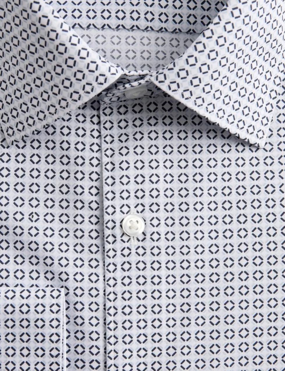 Regular Fit Easy Iron Cotton Blend Shirt