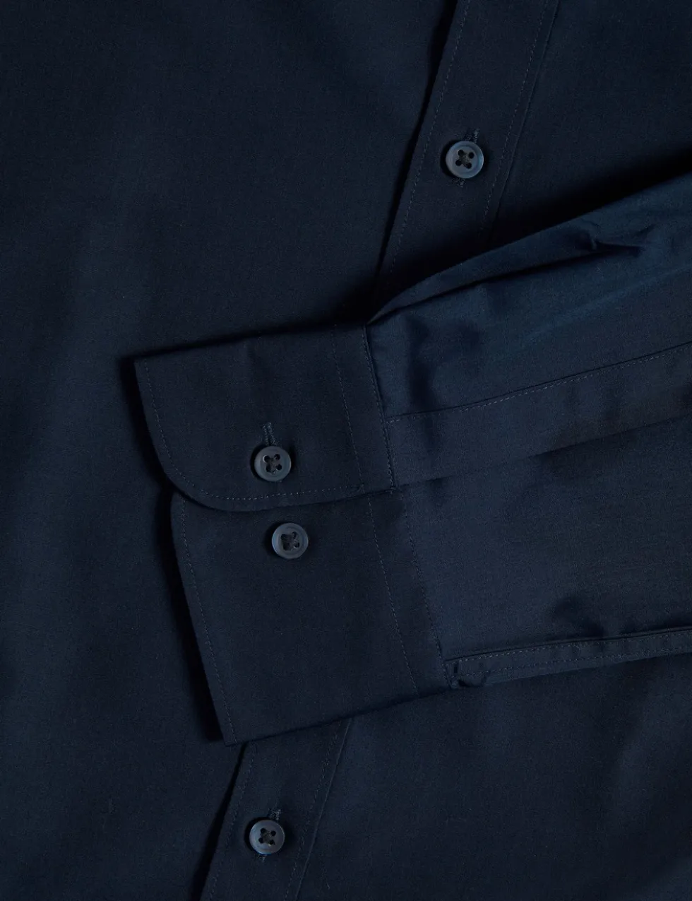 Regular Fit Easy Iron Cotton Blend Shirt