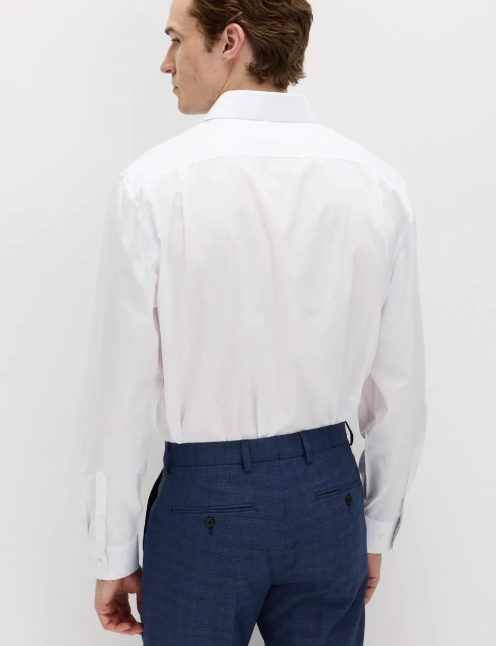Regular Fit Easy Iron Cotton Blend Shirt