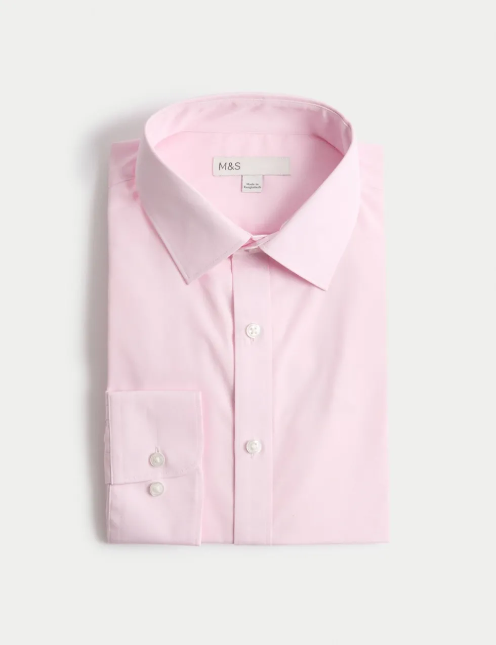 Regular Fit Easy Iron Cotton Blend Shirt