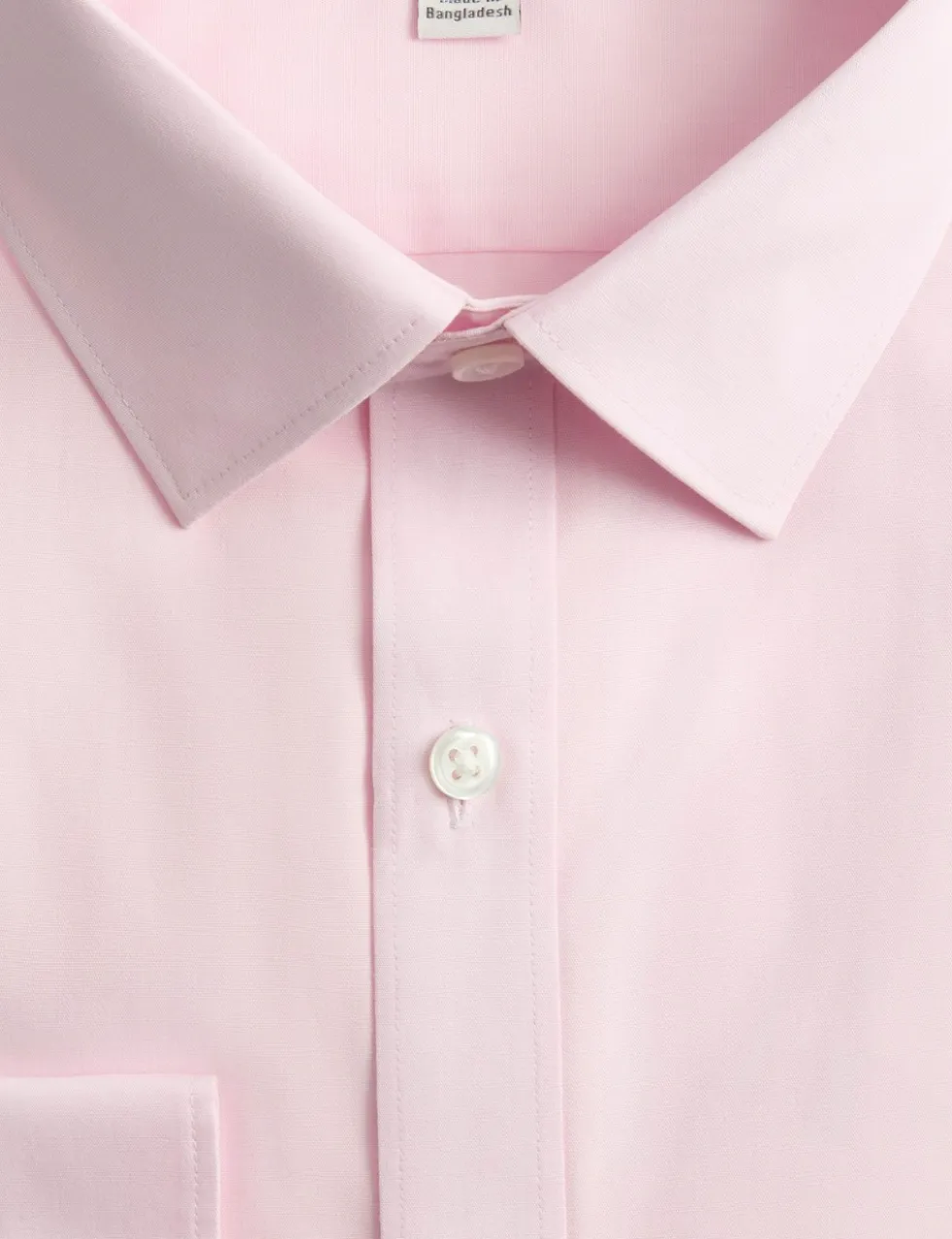 Regular Fit Easy Iron Cotton Blend Shirt