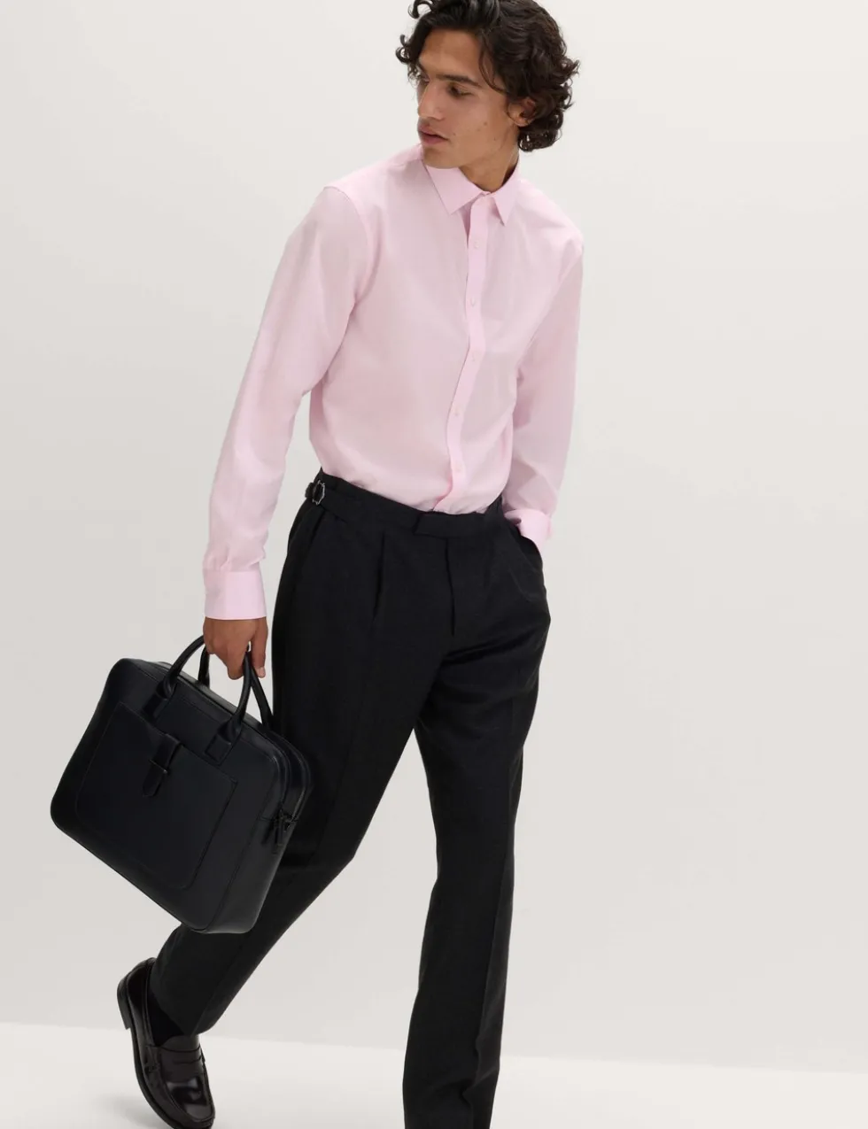 Regular Fit Easy Iron Cotton Blend Shirt