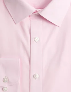 Regular Fit Easy Iron Cotton Blend Shirt