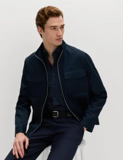 Regular Fit Easy Iron Cotton Blend Shirt