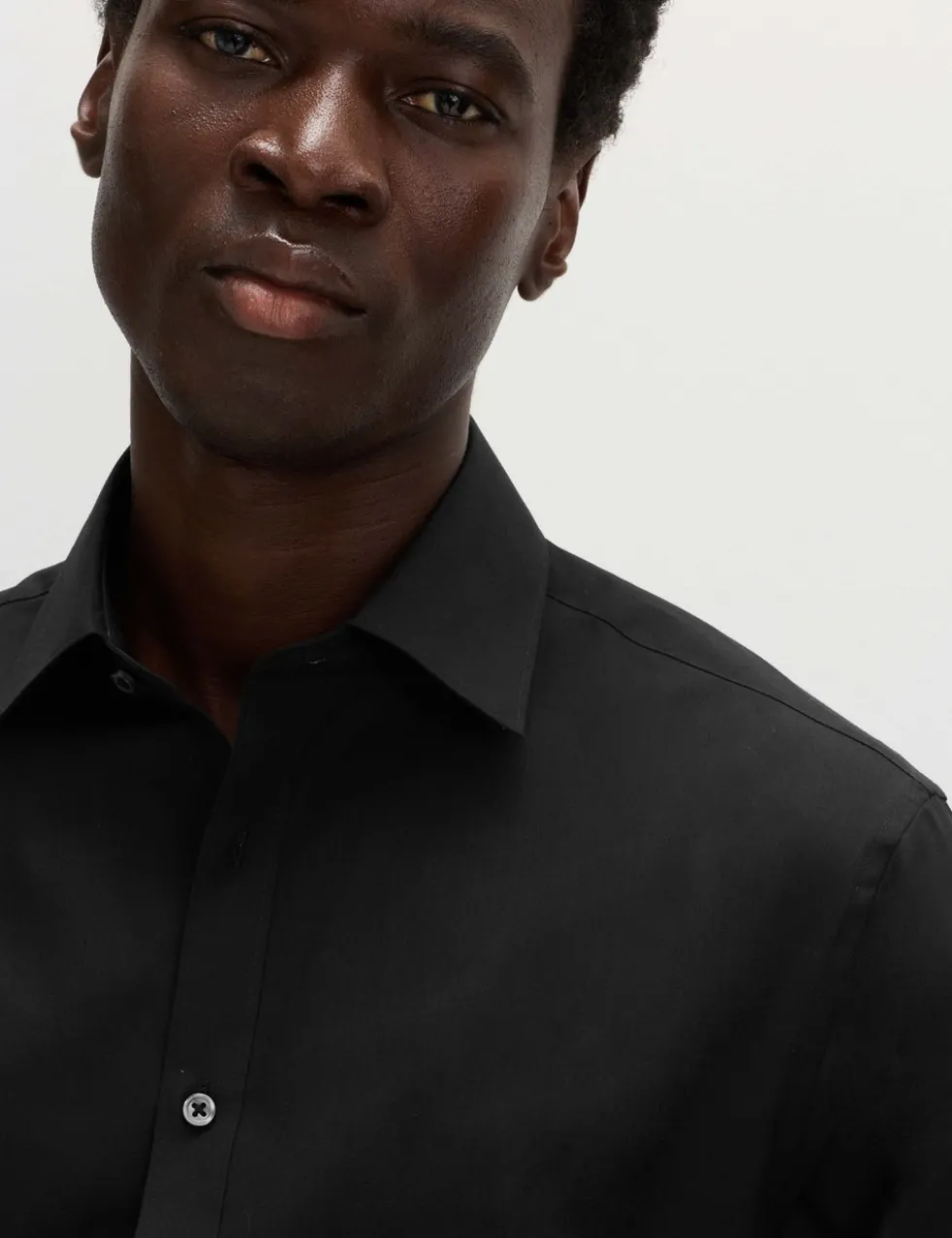 Regular Fit Easy Iron Cotton Blend Shirt