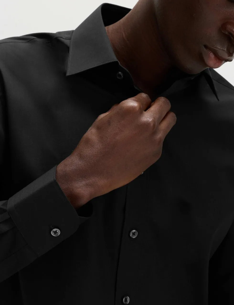 Regular Fit Easy Iron Cotton Blend Shirt