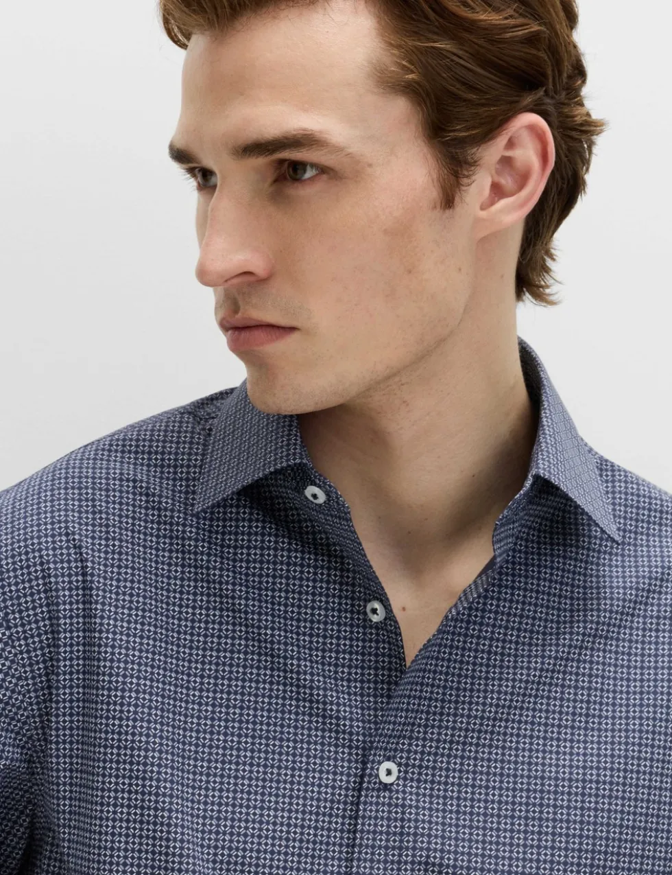 Regular Fit Easy Iron Cotton Blend Shirt