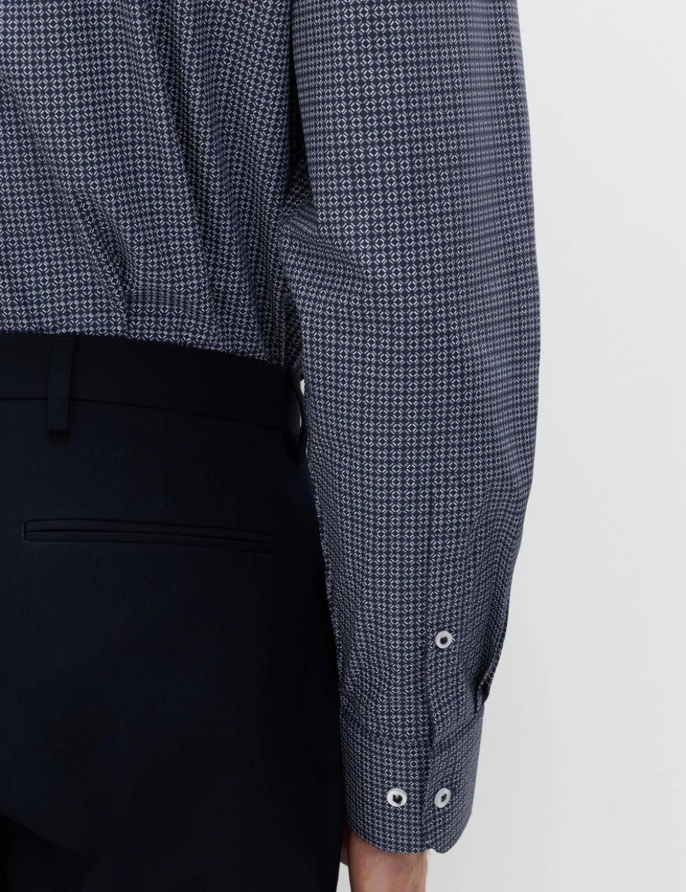 Regular Fit Easy Iron Cotton Blend Shirt