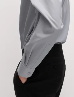Regular Fit Easy Iron Cotton Blend Shirt