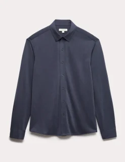 Regular Fit Easy Iron Modal Rich Shirt
