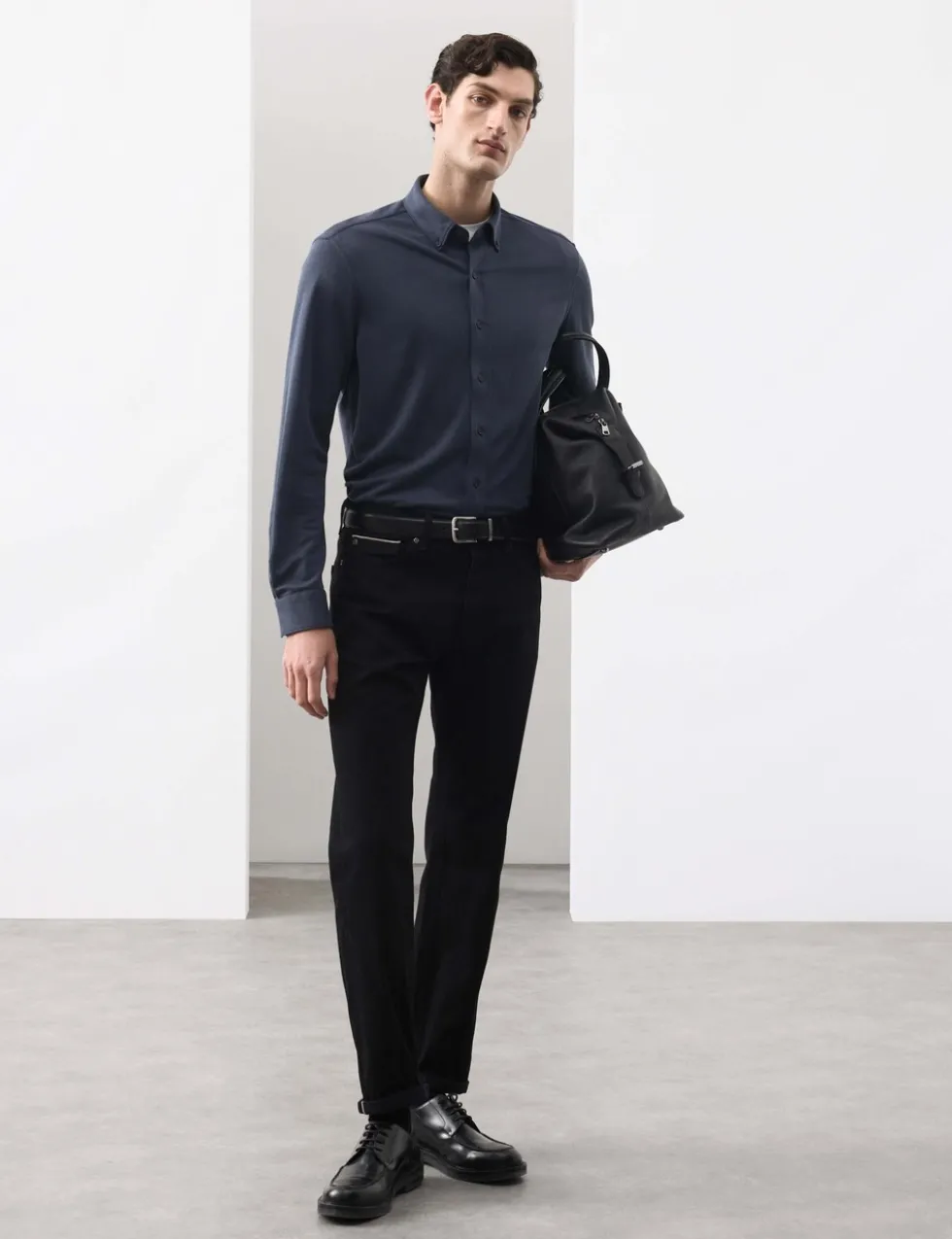 Regular Fit Easy Iron Modal Rich Shirt