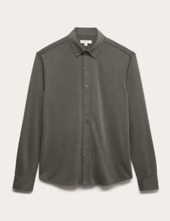 Regular Fit Easy Iron Modal Rich Shirt