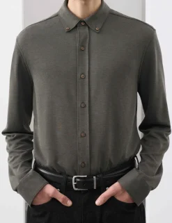 Regular Fit Easy Iron Modal Rich Shirt