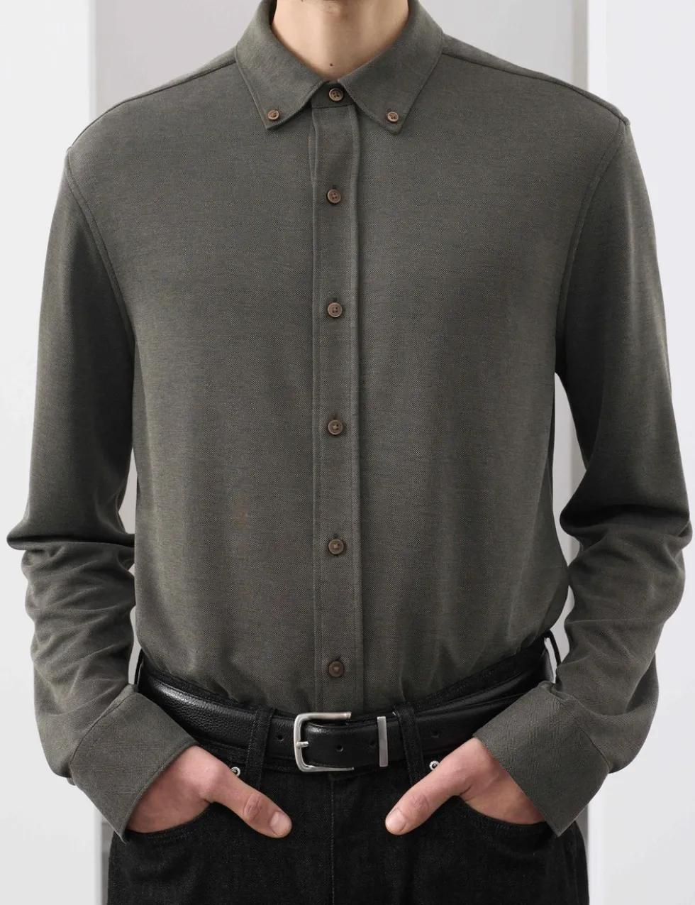 Regular Fit Easy Iron Modal Rich Shirt
