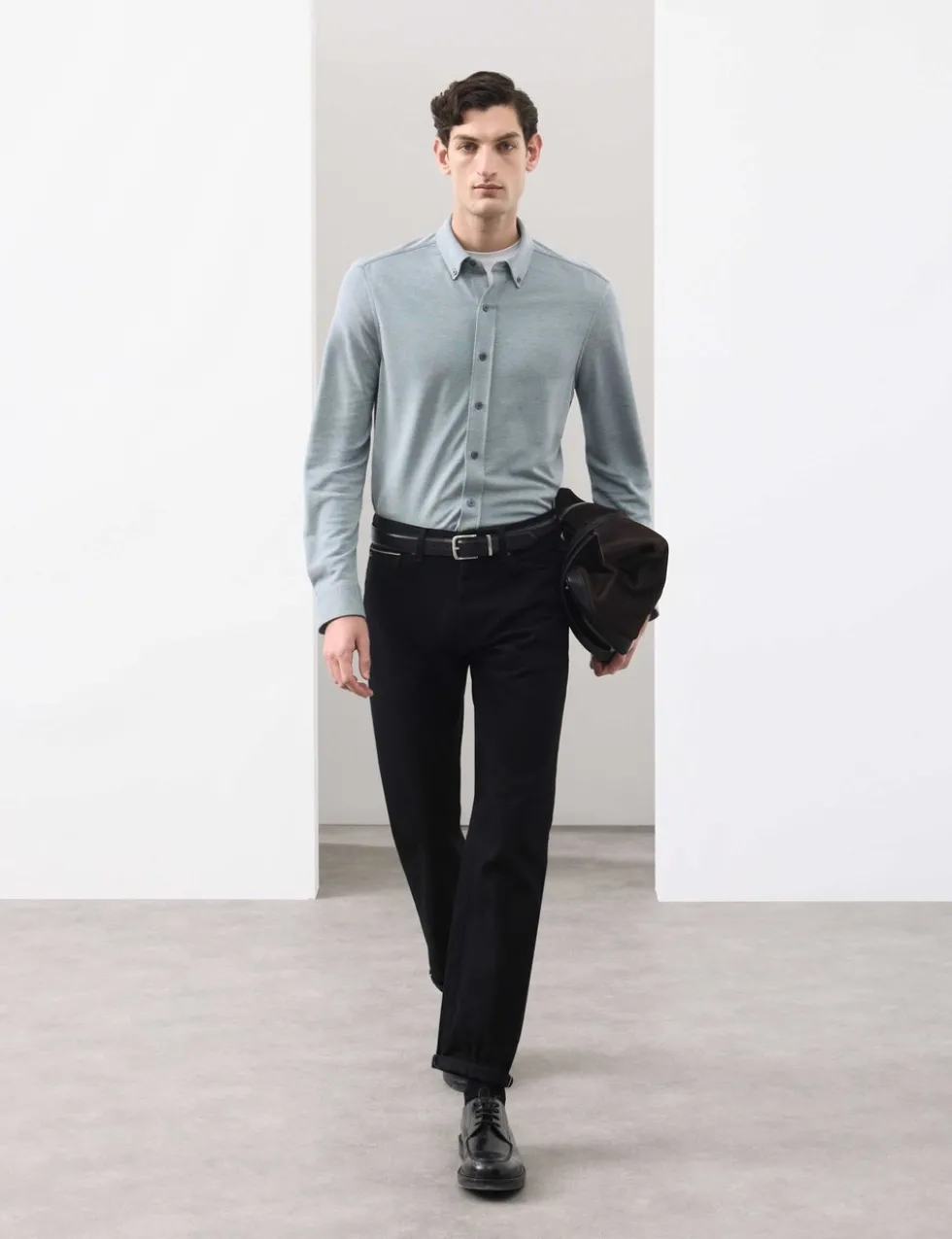 Regular Fit Easy Iron Modal Rich Shirt