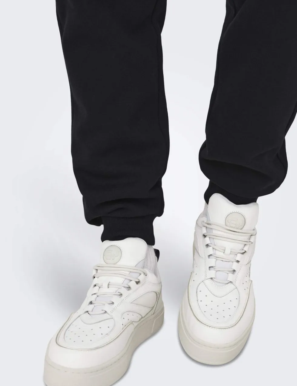Regular Fit Elasticated Waist Cuffed Joggers