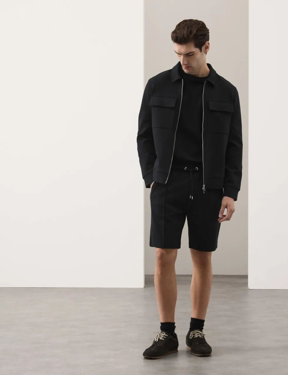Regular Fit Elasticated Waist Shorts