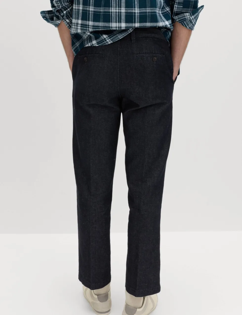 Regular Fit Linen Blend Chinos