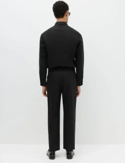 Regular Fit Linen Blend Chinos