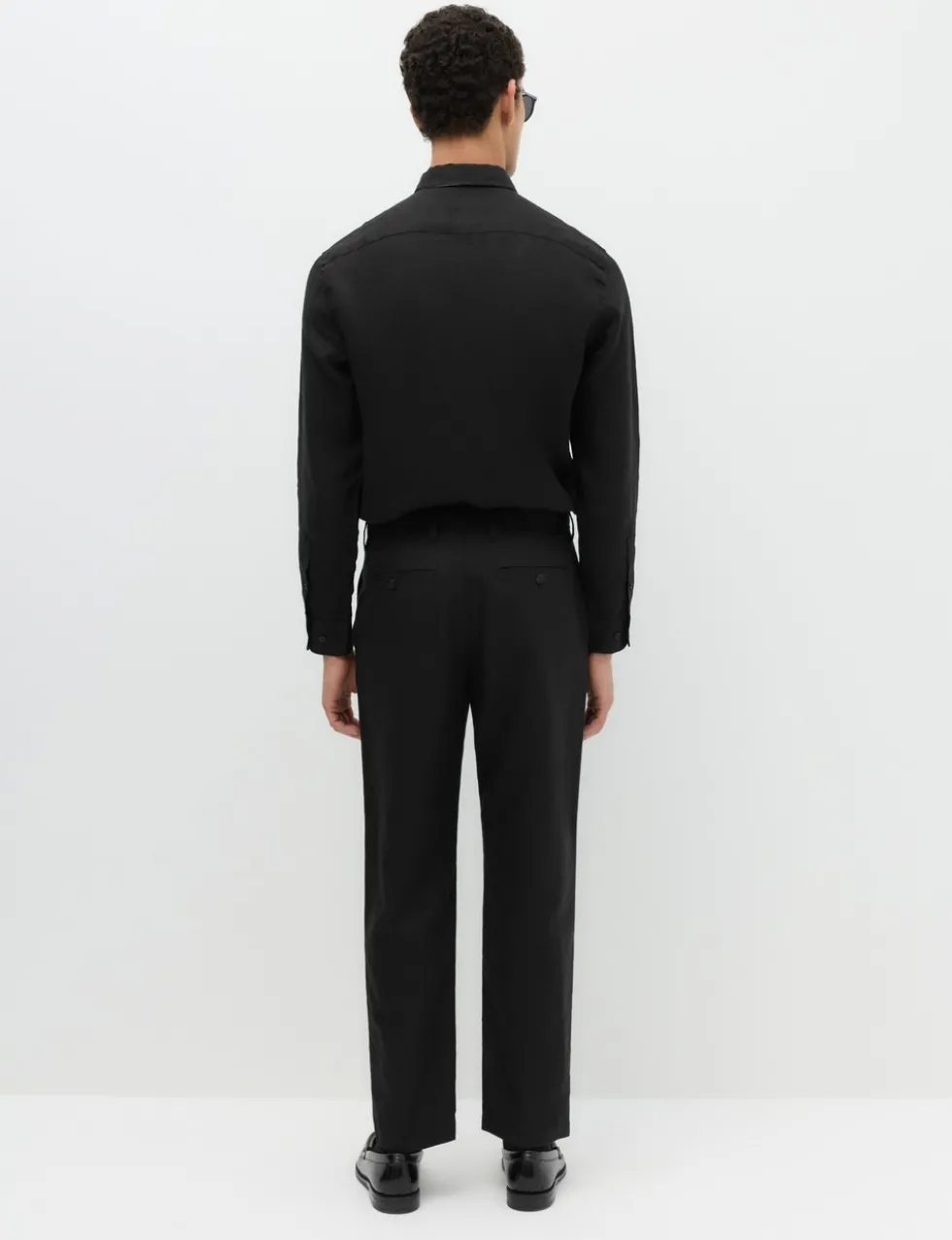 Regular Fit Linen Blend Chinos