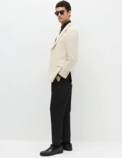 Regular Fit Linen Blend Chinos