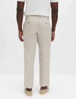 Regular Fit Linen Blend Chinos